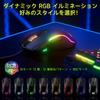 Memzuoix RGB Wired Gaming Mouse, 12800DPI Lightweight Design, 7 Programmable Buttons, 12 RGB Lighting Modes, Fast-Responsive Optical Sensor,
