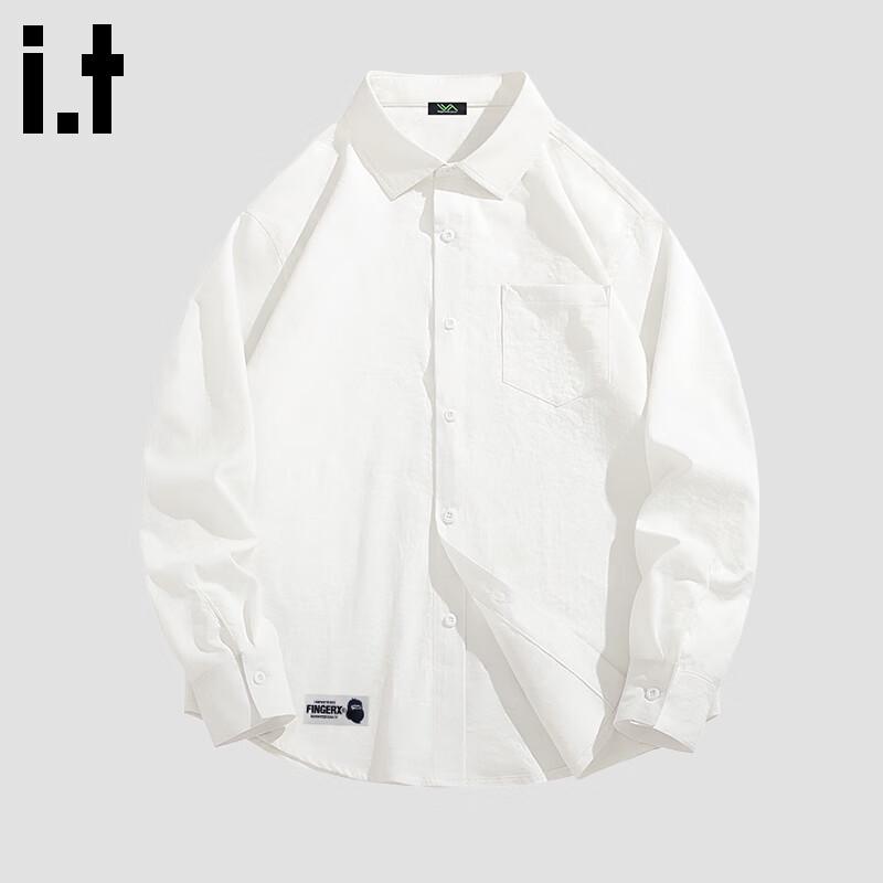 Fingercroxxit Men's Ice Silk Cooling Long-Sleeve Casual Shirt