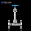 DN100 Industrial Bellows Extended Stem Carbon Steel Flanged Globe Valve WJ41H-16C