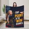Sophie Cunningham Woman Basketball Blanket Fleece Print  Multifunction UltraSoft Throw Blankets for Sofa Bedroom Bedspread