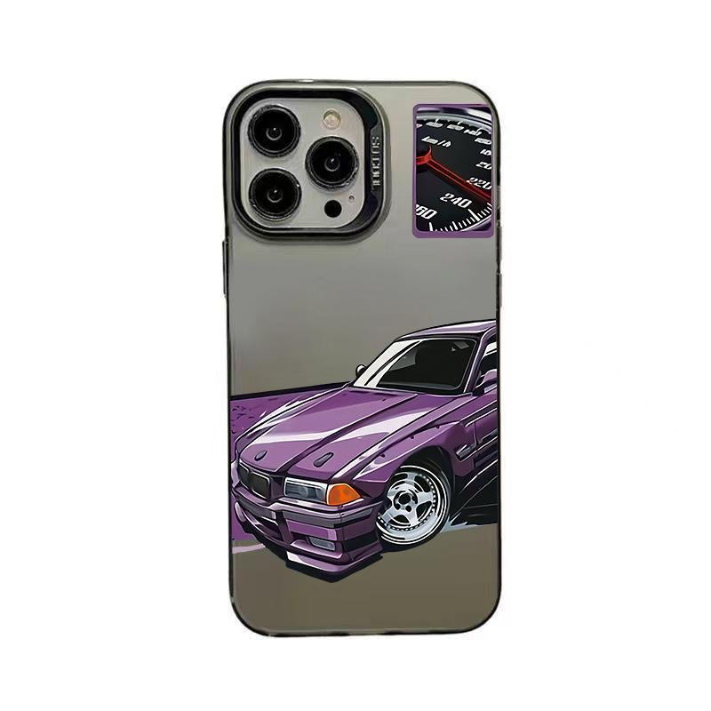 Applicable To Ipone13 Apple Phone Case 12pronax Colored Silver 11 Cool Car 15 Laser 14 Popular 16
