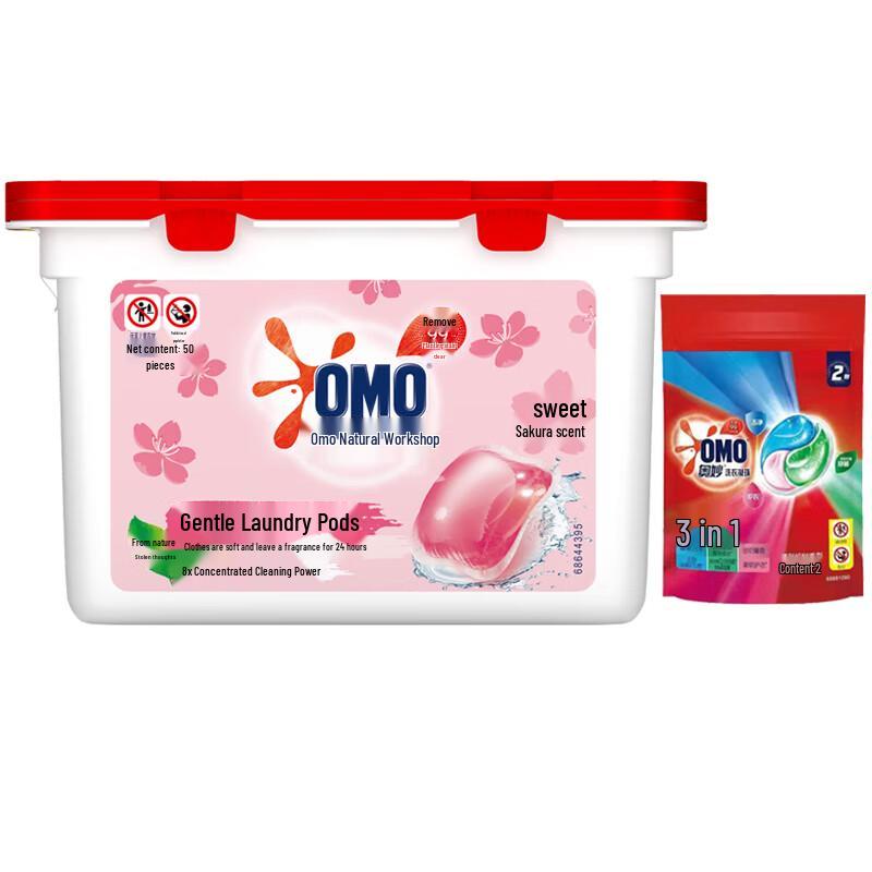 OMO Nature s Workshop Cherry Blossom Laundry Pods