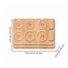 Wooden Bead Tray Wood Bracelet Design EasytoUse Beading Board for DIY Crafters, Jewelry