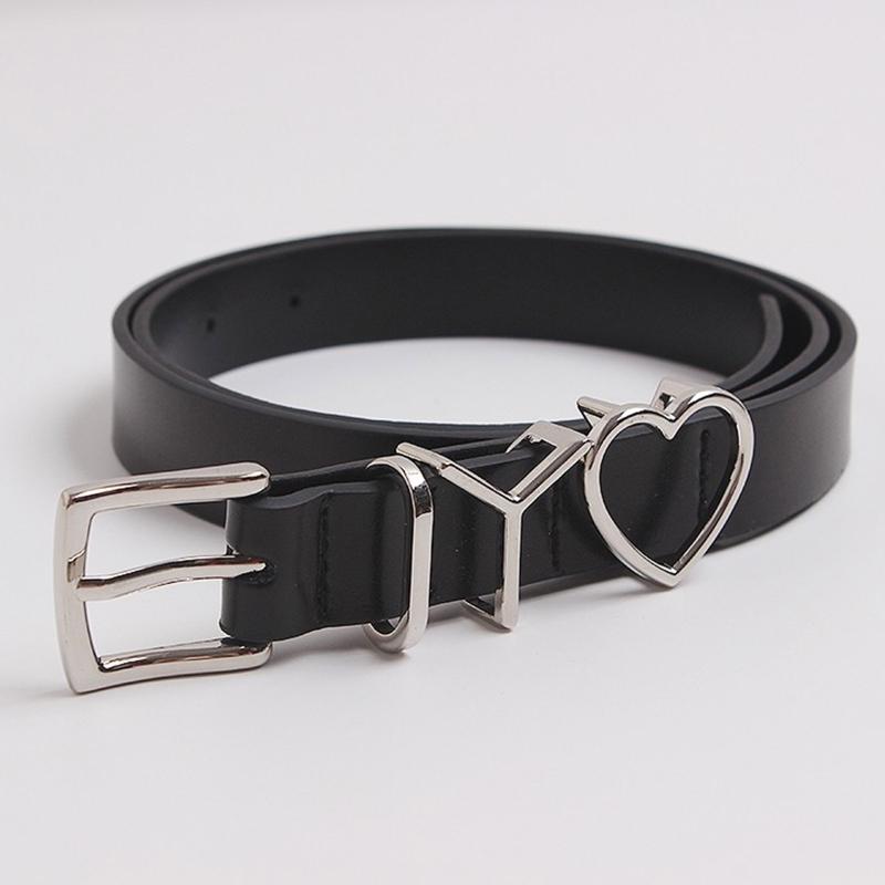 Waist Strap for Women PU Leather Adjustable IYO Buckle Waist Chain Hip Hop Jean Chain Women Summer Skirt Dress Decors