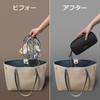 tomtoc Freestanding Gadget YKK Recycled Travel Black Compact, Pouch, Zipper, Materials, Pouch, Water-Repellent,