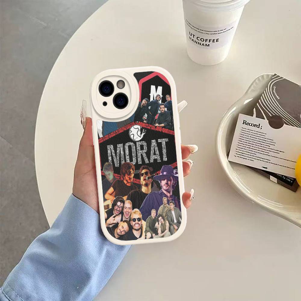 

M-Morat Band Phone Case For IPhone 16 15 14 13 12 11 Pro Max Plus Soft Leather Cover 11 pro max