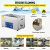 Pulitore Ultrasuoni 2-30L 40KHz con Riscaldatore Timer per Pulizia Gioielli Controllo a Manopola Occhiali Anelli Protesi Denti Strumenti Musicali