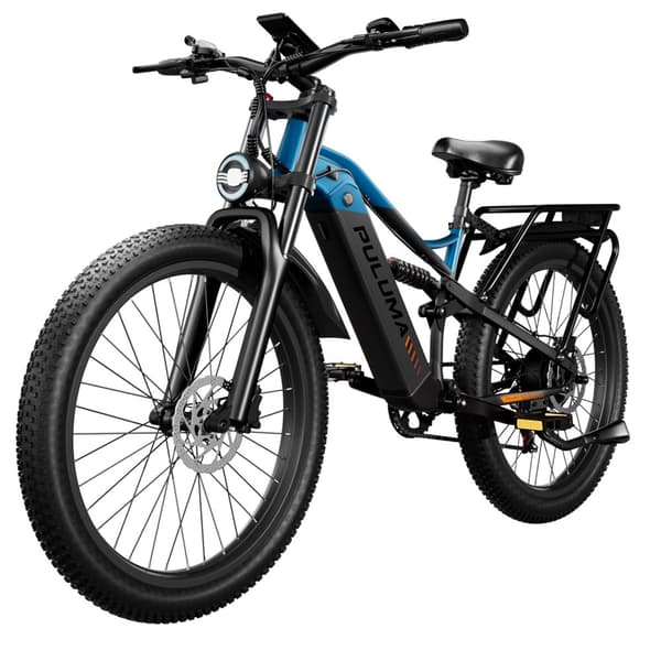 PULUMA PE86 Electric Bike, 500W Motor, 48V 20Ah Battery, 26 X 3.0 Inch Tires, 150 Km Range