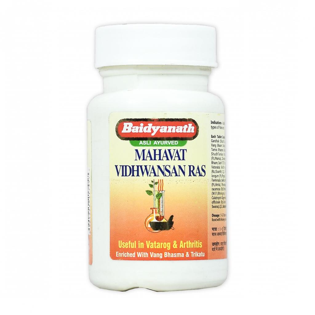 Mahawat Vidhwansan Ras (80 Tabs), Mahavat Vidhwansan Ras, Baidyanath