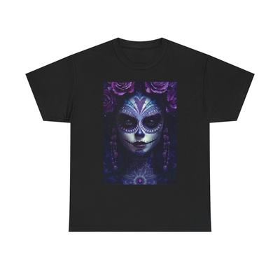Day Of The Dead Graphic T Shirt Retro Art Mexico Vintage Unisex Heavy Cotton 4 Unisex T-Shirt