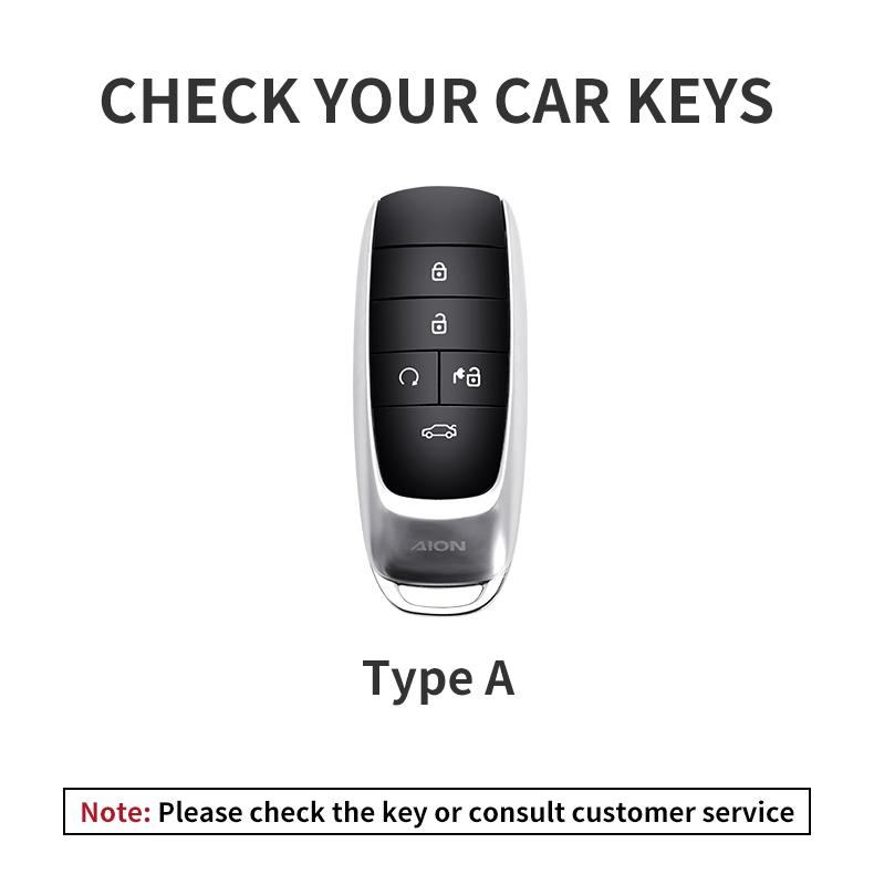 Leather Car Key Case Full Cover Remote Shell For Gac New Energy Trumpchi Aion S ION V Y LX and Mitsubishi Airtrek EV Accessories