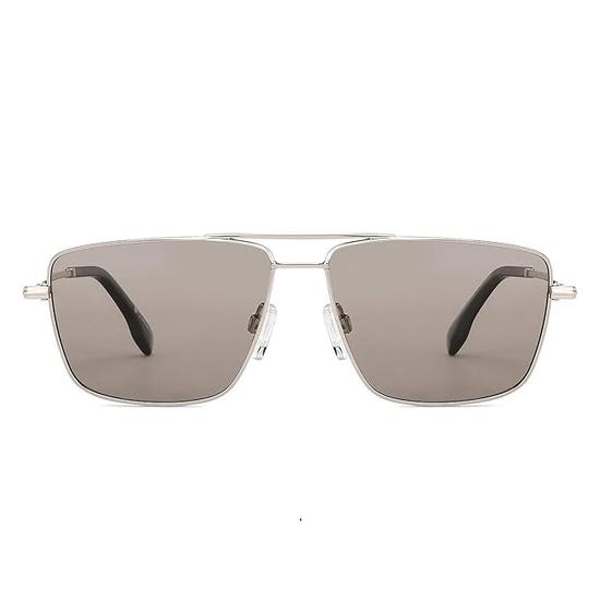 John Jacobs Silver Grey Square Polarized & UV Protected Sunglasses For Men & Women - JJ S13146-Pack of 1