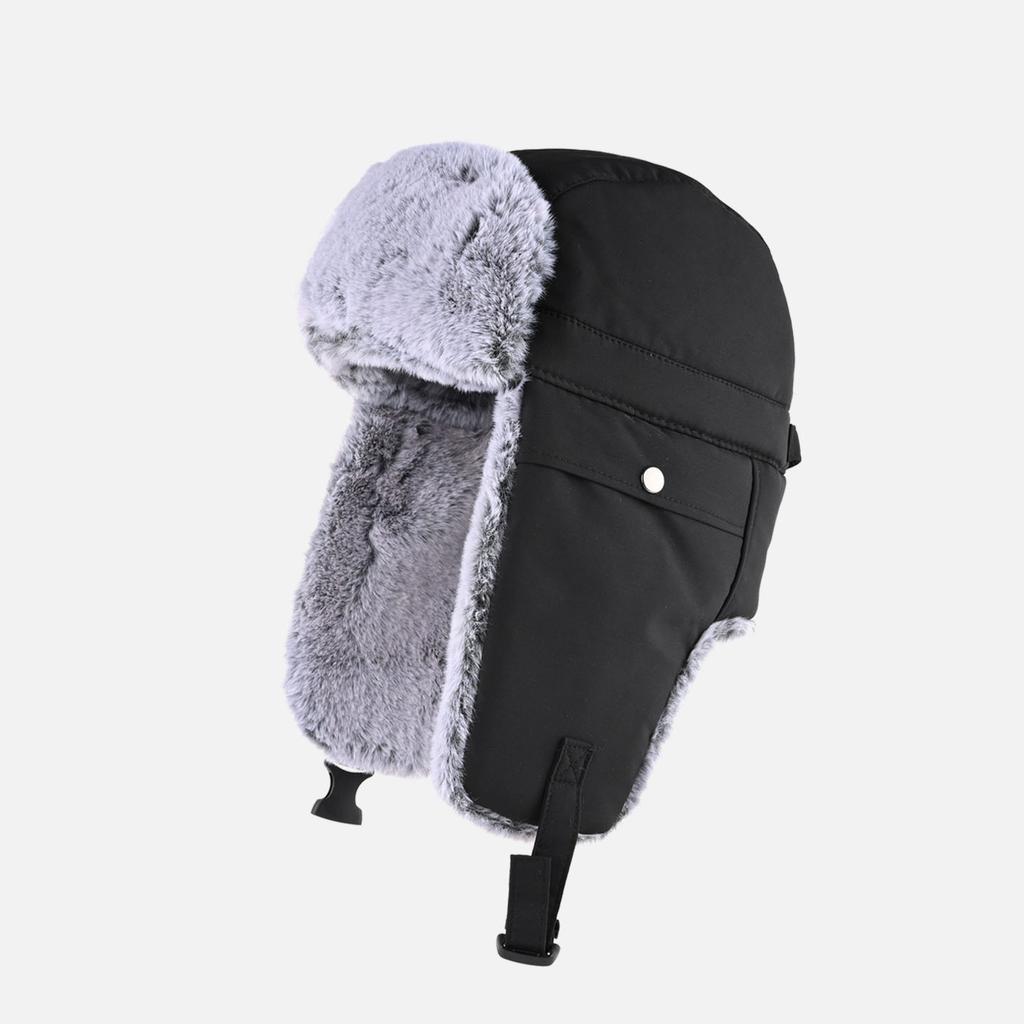 Chapeau homme hiver velours épaissi chapeau femme chaud et coupe-froid ski équitation voiture électrique protection des oreilles chapeau en coton tendance
