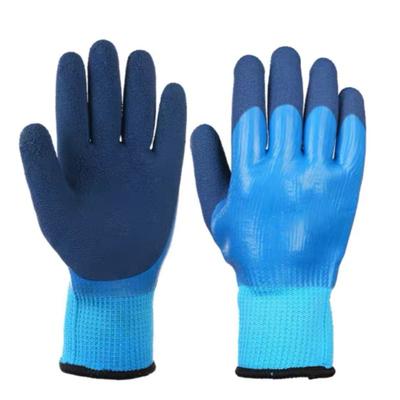 Winter Thick And Velvet And Cold Resistant Labor Gloves Keep Warm, Warm, And Wear-resistant