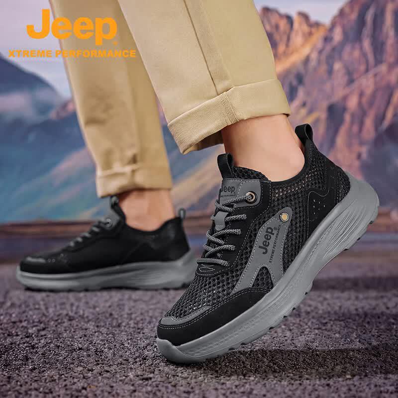 Jeep Men's Breathable Mesh Hiking & Sports Shoes