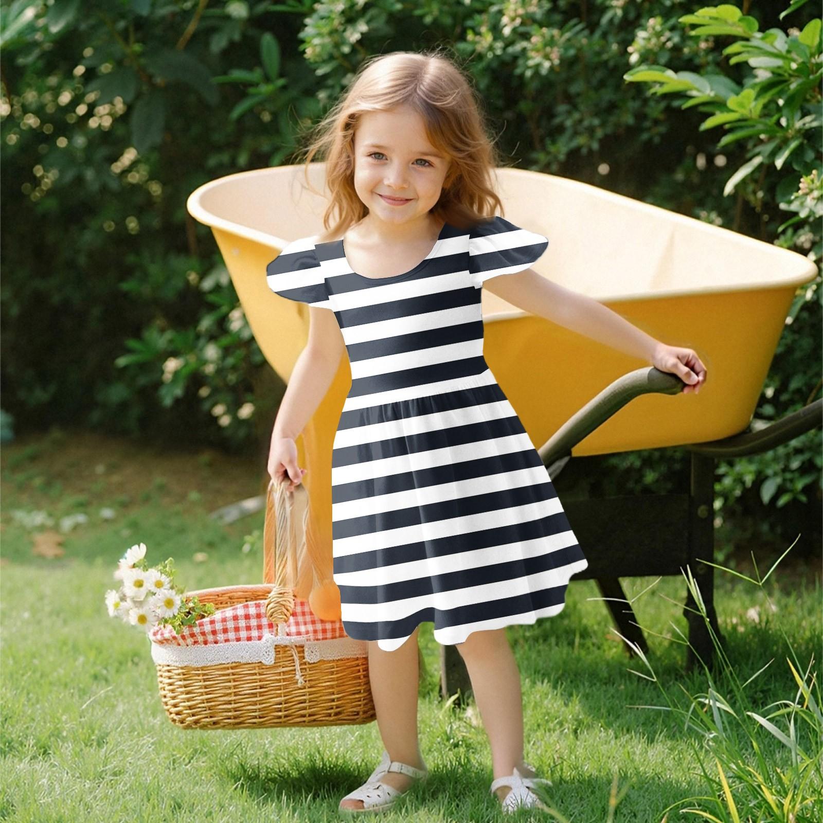 

Девочки Платье с рукавами для малышей Платья Повседневные платья для вечеринок и школ Одежда для девочек 120 белый