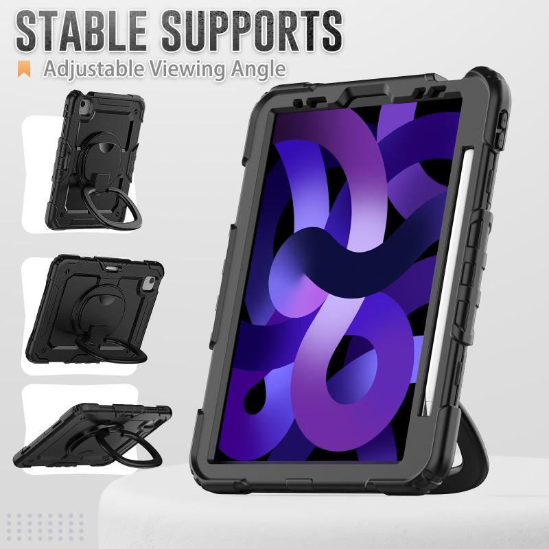 IPad Air 5 11-inch Case 360 Rotating Stand 4 Protective Cover Shockproof Anti-Scratch