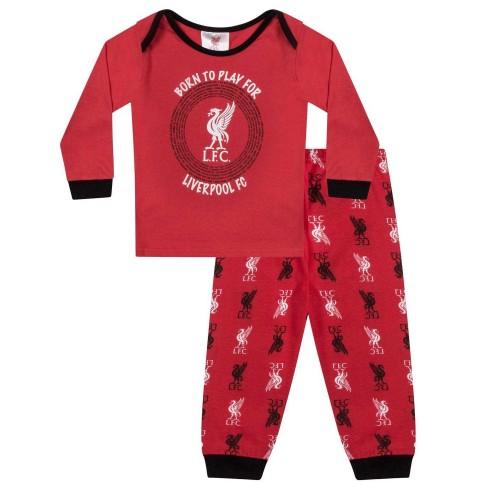 Liverpool FC Baby Boys Born To Play Crest Long Pyjama Set
