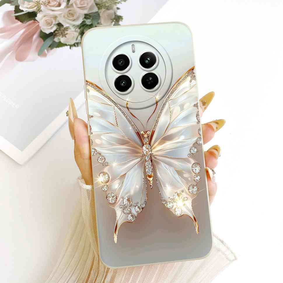 Für Realme 12 Pro 5G Hülle Bunte Blumen Rückseite Weiche Silikon Handyhülle Für Realme 12 Realme12 Pro RMX3842 Taschen Coque Capa
