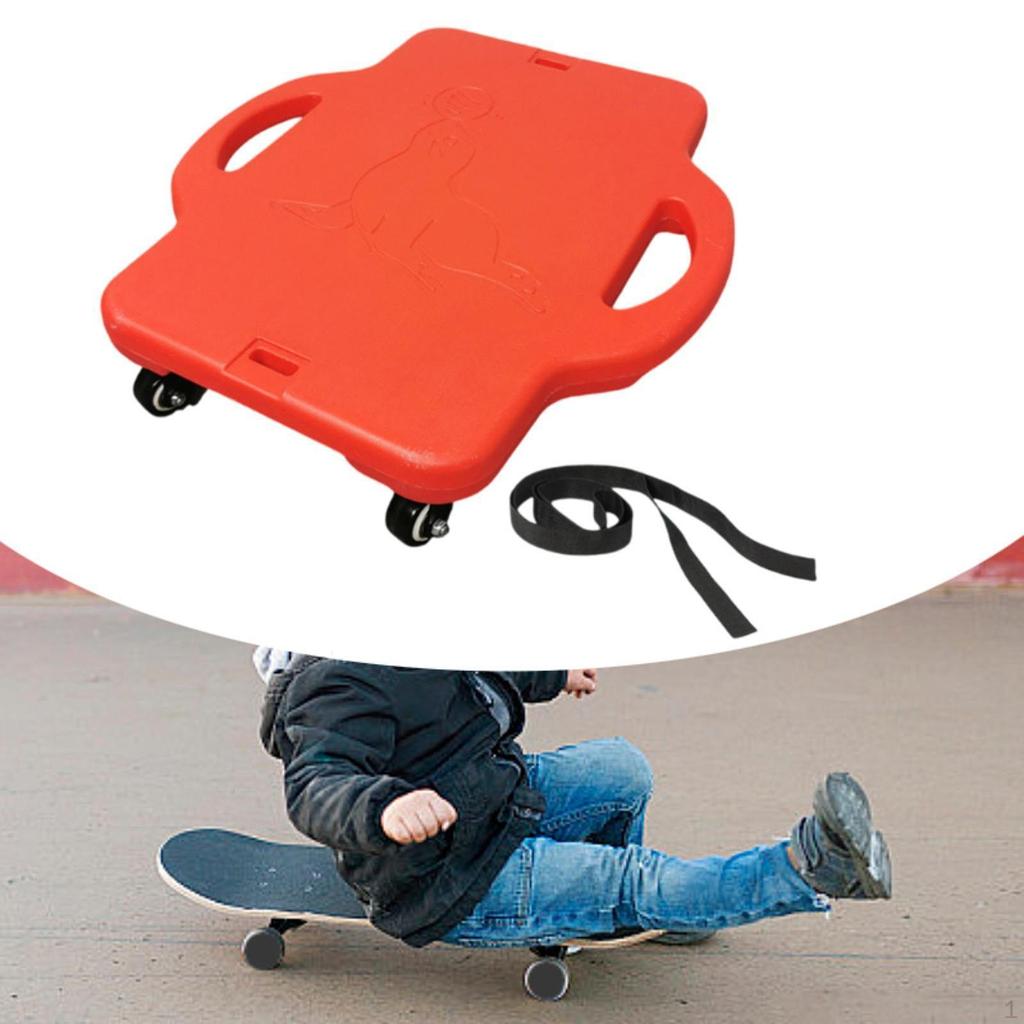 FLAT BOARD SCOOTER für die HINTERE PATIERO der GYM PATIO im HAUS