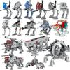 MOOXI Space Wars Modelo de Máquina Andante MOC Tijolos DIY Diorama Brinquedos para Adultos e Crianças Conjunto de Blocos de Construção Presentes Montessori Decoração