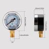 Compact Pressure Gauge 0-200psi 0-14bar Water Pressure Gauge Dial Meter 1/8" NPT for bar/psi Measurement Stainless Steel