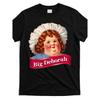 Vintage Style Big Graphic T Shirt Unisexs Plus Size Black Tee Featuring Smiling Child In Bonnet And Blue Garunisext Retro Advertising Casual Wear