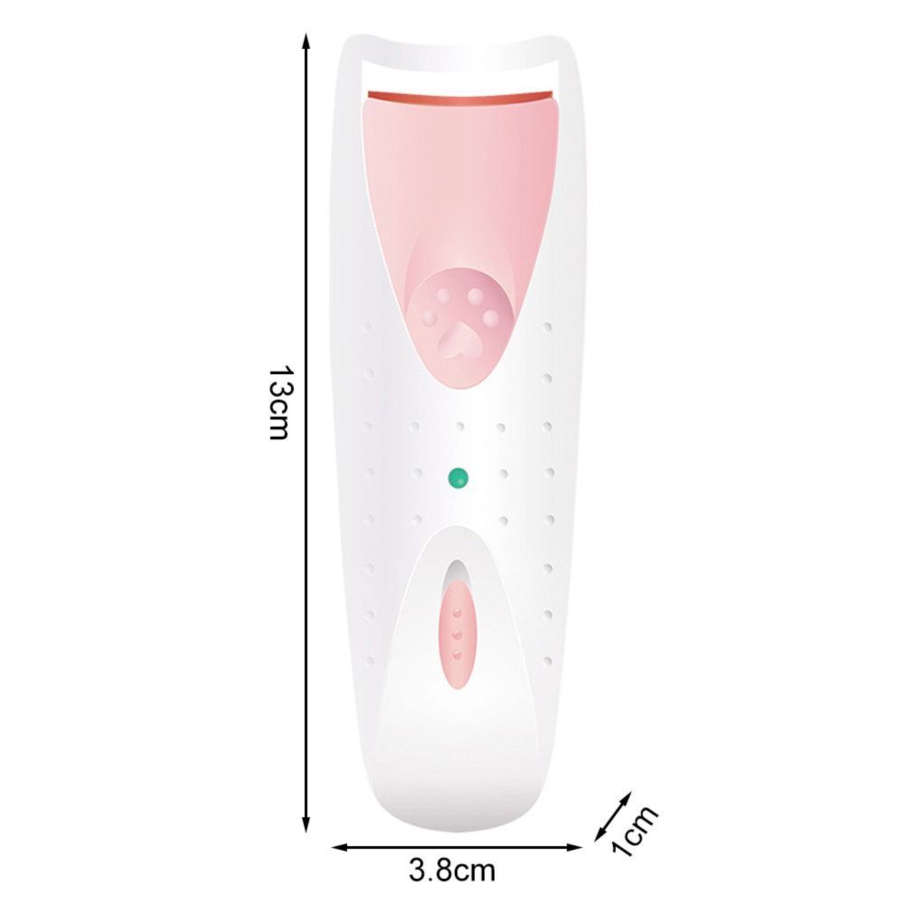 Handheld Design Heated Eyelash Curler Heated Function Electric Lash Curler  Women Beauty