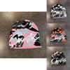 Vintage Letter Knit Hat For Men And Women Warm Winter Streetwear
