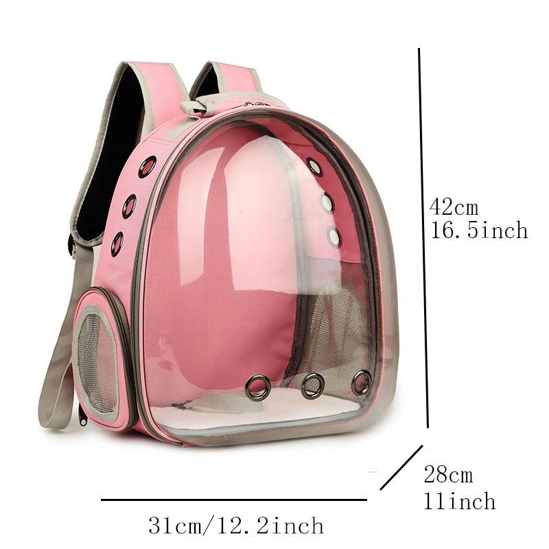 Pet Cat Carrying Bag Space Pet Backpacks Breathable Portable Transparent Backpack Puppy Dog Transport Carrier Space Capsule Bags