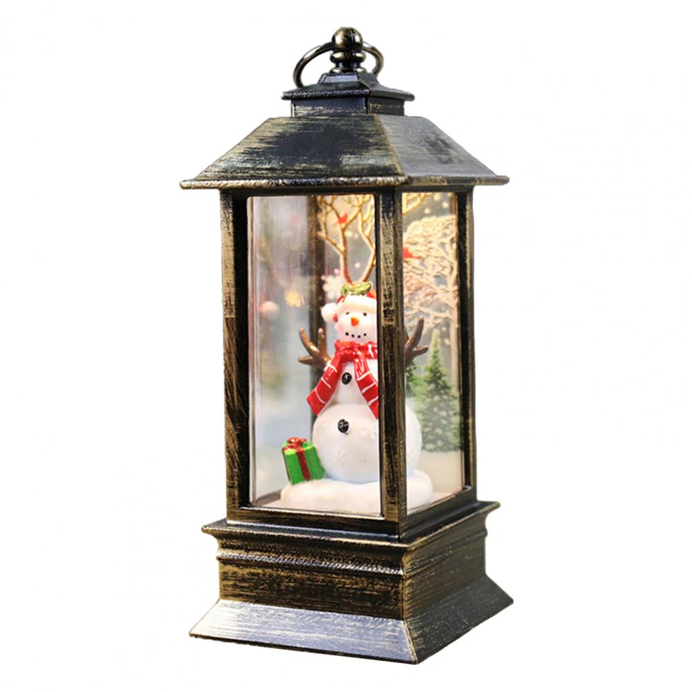 Christmas Lanterns Festive Lantern Decorations Festive Christmas Wind Lights Santa Claus/snowman Lanterns Father for Creating