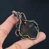 Bloodstone Gemstone Handmade Pure Copper Wire Wrapped Pendant Jewelry For Women