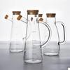 Transparente Ölflasche mit Griff und Skala, hitzebeständige Küchenutensilien, Sojasauce-Essig-Behälter
