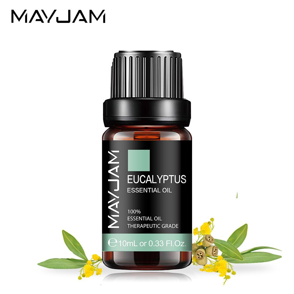MAYJAM 10ml/30ml/100ml Eucalyptus Plant Essential Oil for Humidifier Fragrance Air Freshening Purify the Air Bactericide Water Soluble Oil