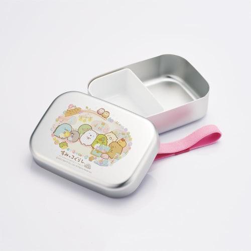 Skater Bento Box 370ml Made of Aluminum, Warm Ware Compatible, Lunch Belt Included, Children's Sumikkogurashi, Mole House, Made In Japan ALB5NV-A