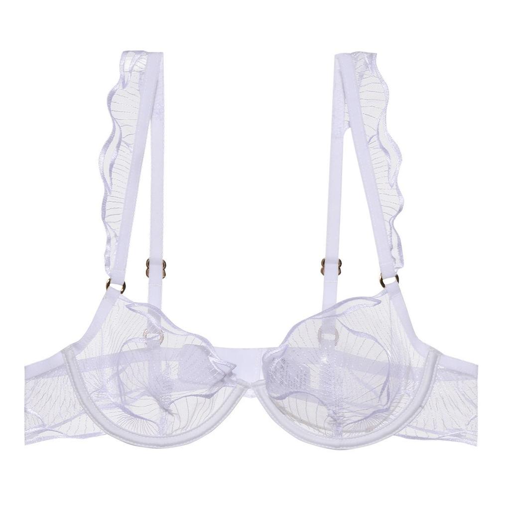 European and American Ultra-Thin French Lingerie Set - High-Quality, Sexy Bra and Panties