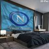SSC Napoli Custom Name Wall Tapestry Aesthetic Wall Hanging Printed Fabric Blanket Decorative Tapestries for Bedroom Living Room Home Decor