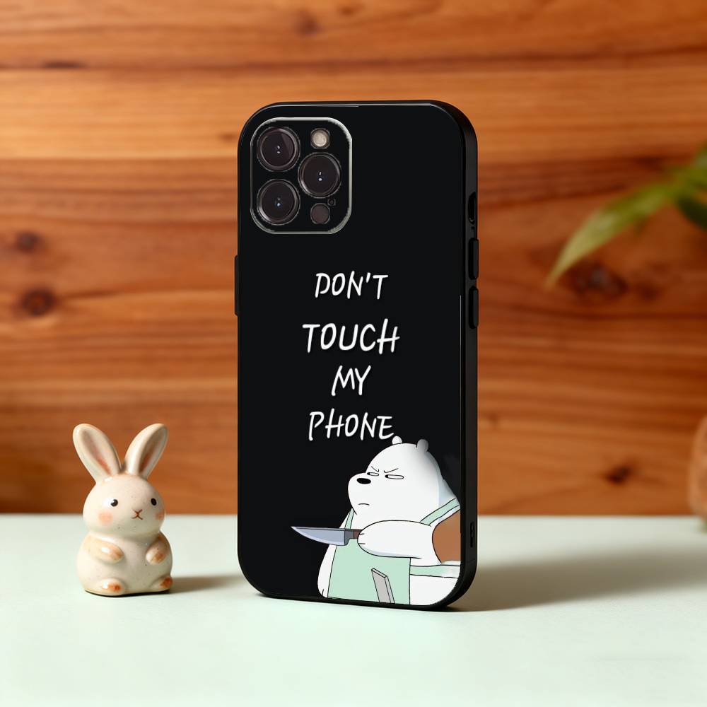 D-Nicht T-Berühren Meine Handyhülle Für iPhone17,16,15,14,13,12,Plus,Pro Max, 5G Andere Weiche Schwarze Hülle