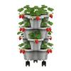Stackable Planter Tower Multi-layer Stacking Drainage Vegetable Pots PP Three Petal Strawberry Vegetable Planting Pot