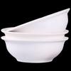 Pure White Ceramic Soup Bowl Set