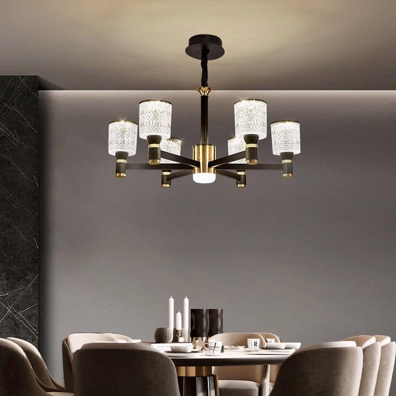 Lámpara nórdica moderna minimalista para sala de estar, lámpara de comedor, lámpara de dormitorio, iluminación atmosférica de lujo europea, iluminación para el hogar