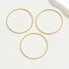 ins Xiaoxiangfeng Fashion OL Women's Multi-layer Bracelet 18K Electroplating Alloy Niche Design Bracelet Plain Ring Bracelet