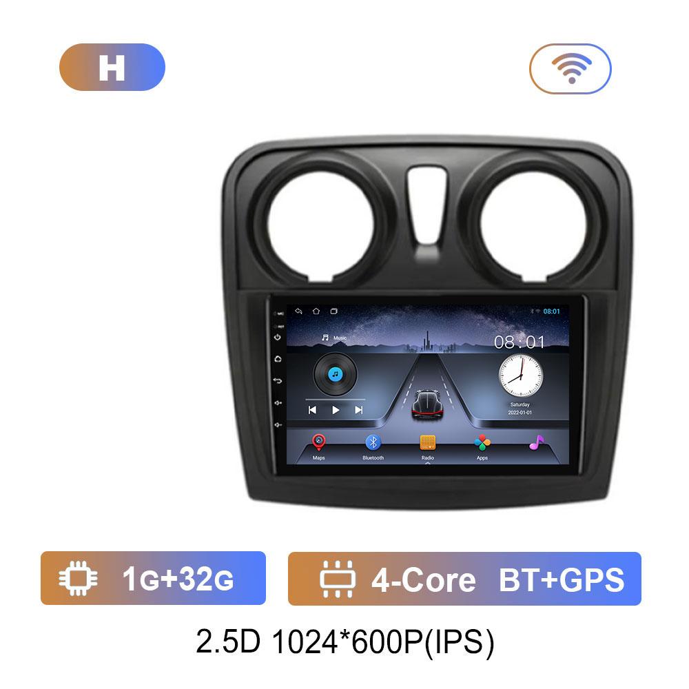 

для Renault Logan 2 Sandero 2 2012 - 2019 DSP стерео автомобильный радиоприемник мультимедийный проигрыватель Android 14 2.5D экран GPS Navi WiFi головное устройство