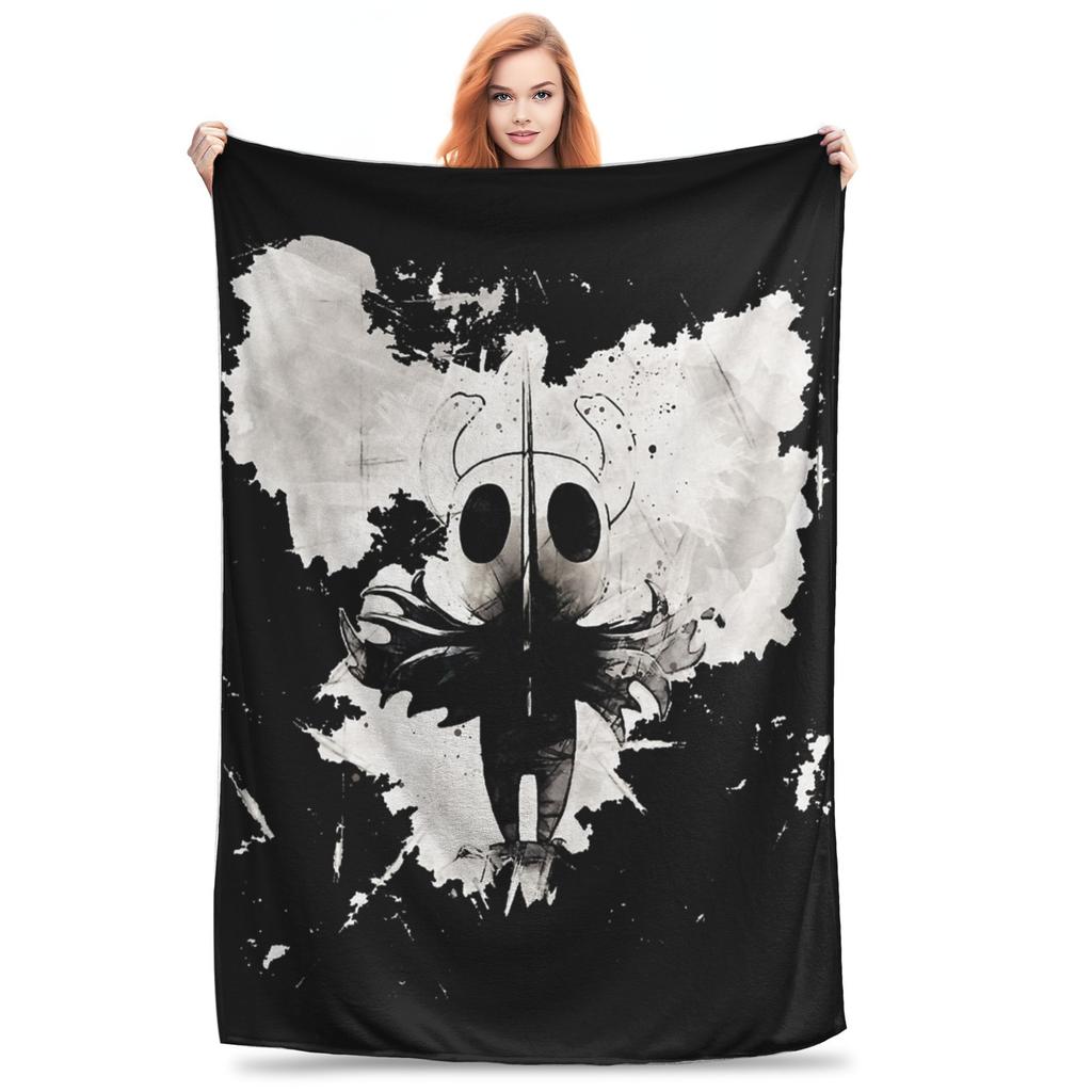 Hollow Knight Silksong Hornet Silksong Aiguille Chasseuse Couvertures Polaire Nouveauté Couvertures Chaudes pour Literie Salon Hiver