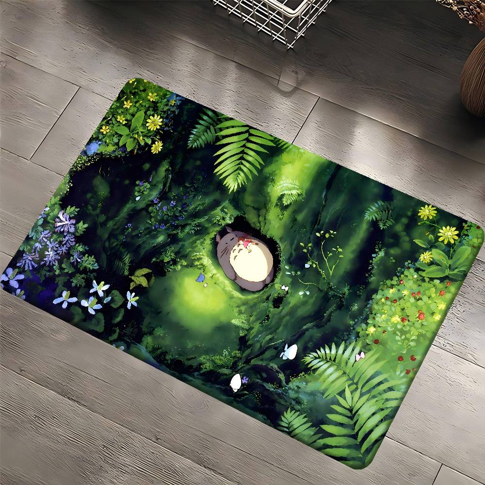 

T-Tonari No T-Totoro Anti-slip Printed Welcome Rug Modern Living Room Balcony Mat Cheap 40x60 cm