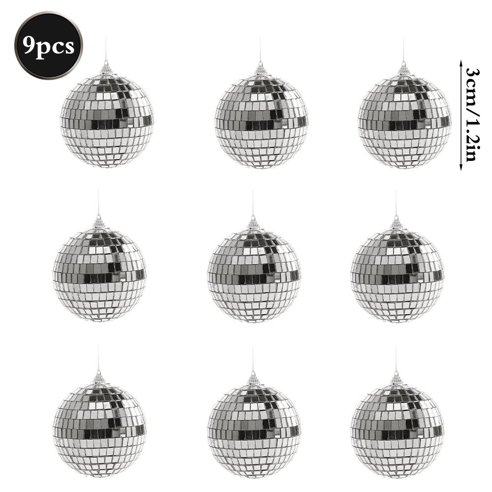 Christmas Decorations Santa Ladder Christmas Tree Ornaments Candy cane mirror ball Crafts Xmas Pendant Navidad Home Decoration
