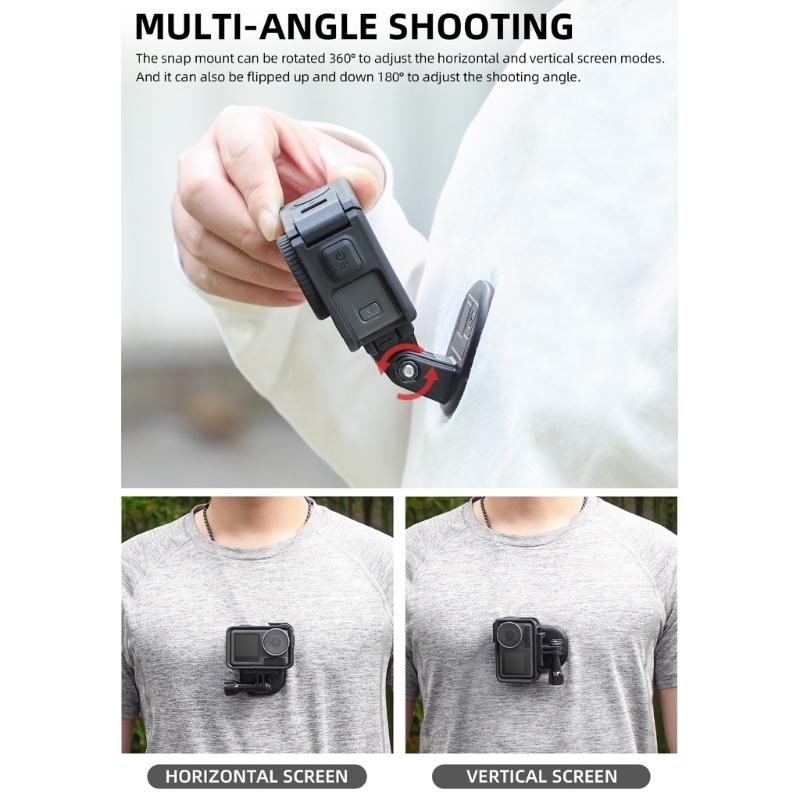 Portable Magnetic POV Selfie Neck Holder Mount for  Action Camera & Cell Phones Video Shoot Accessories Durable