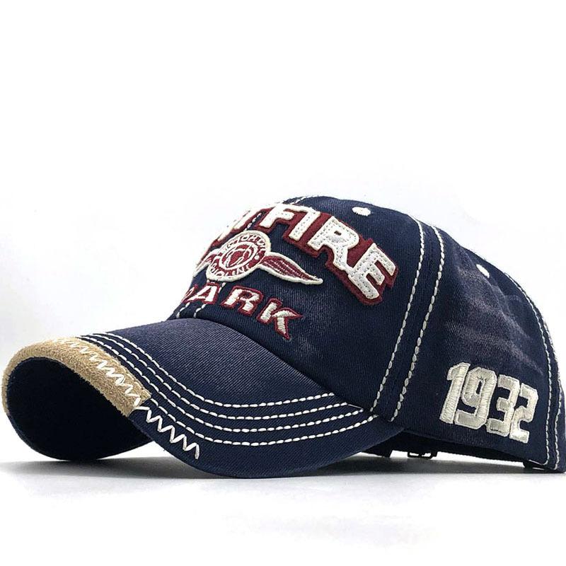 SPARK Alphabet Washed Cotton Baseball Cap Male and Female Alphabet Embroidered Cap Sunshade Sunscreen Cap