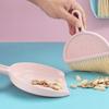 Small Broom Dustpan Set for Home Mini Dustpan Brush Set Handheld Hangable Whisk Broom for Table Countertop Key Board