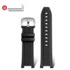High Quality Rubber Watch Strap For TISSOT 1853 T141 Series T141.417A Silicone Strap Concave Design 24mm Waterproof Wristband